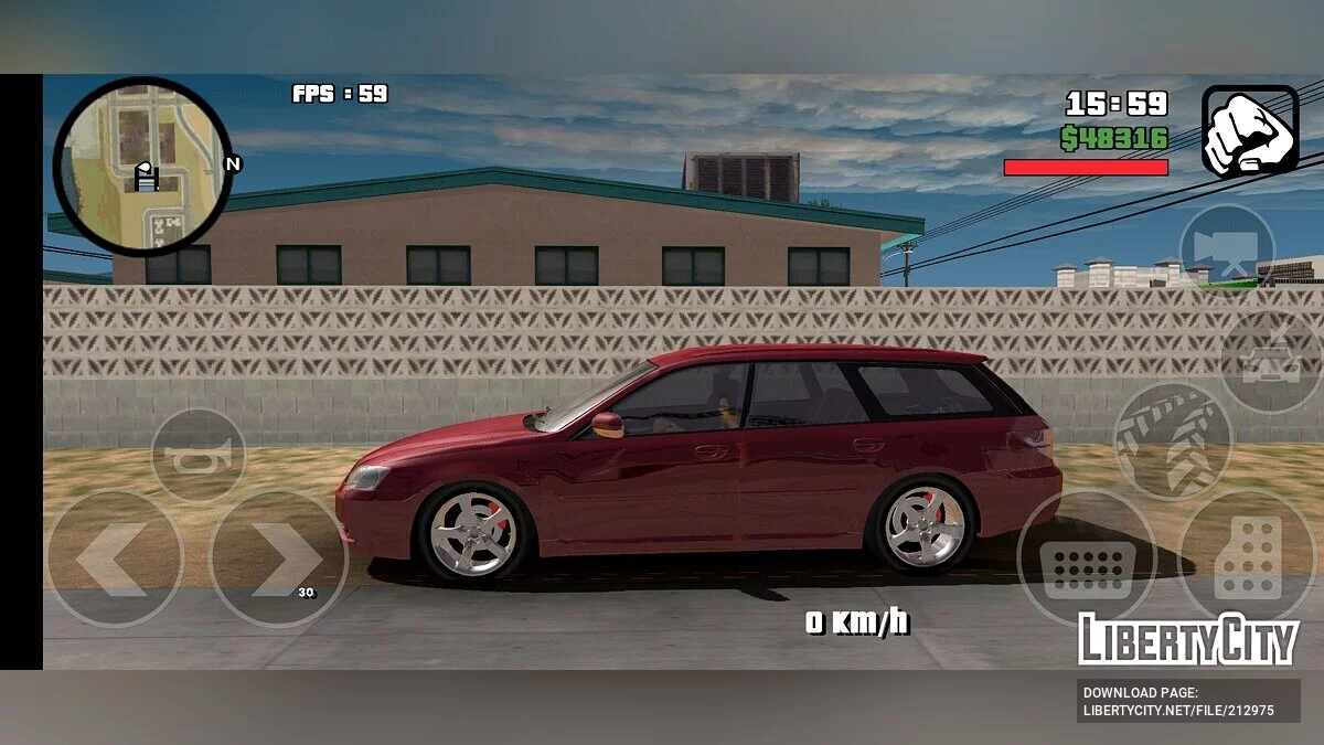 Subaru Legacy / GTA San Andreas (iOS, Android)