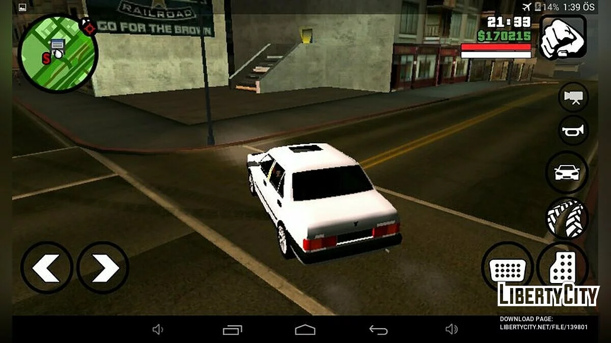 Tofaş Doğan SLX (только DFF) / GTA San Andreas (iOS, Android)