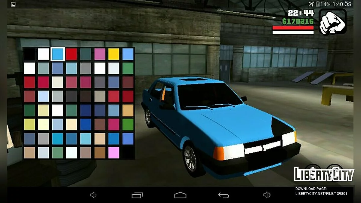 Tofaş Doğan SLX (только DFF) / GTA San Andreas (iOS, Android)