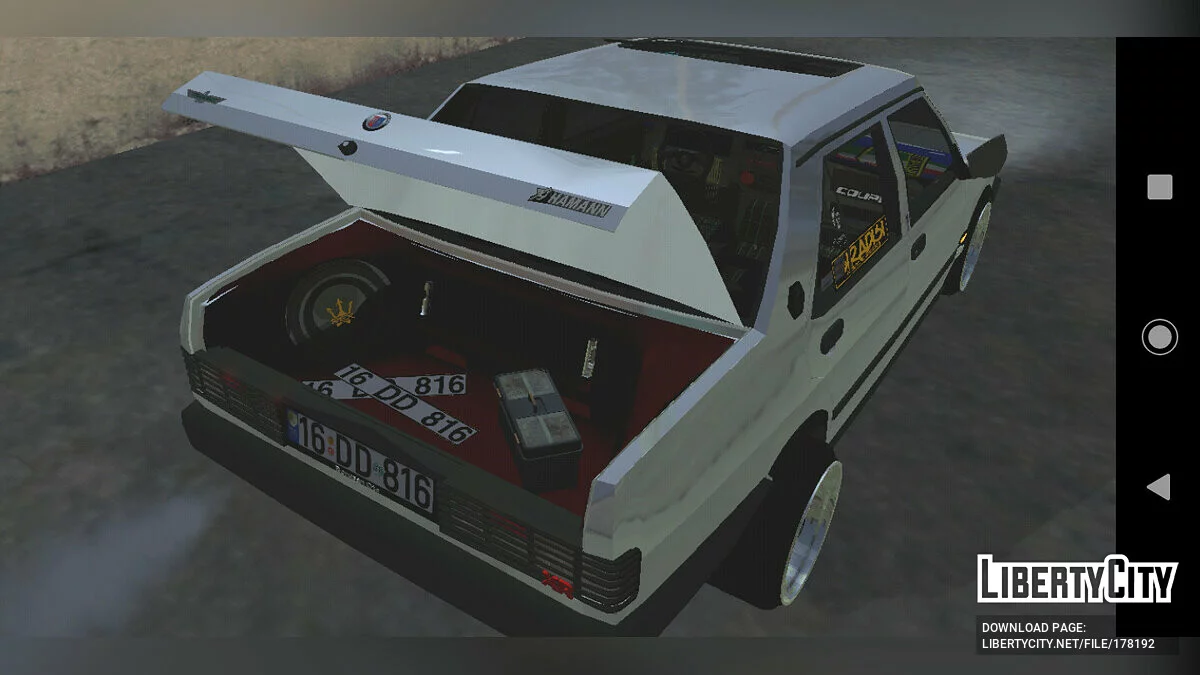 Tofaş Doğan SLX / GTA San Andreas (iOS, Android)