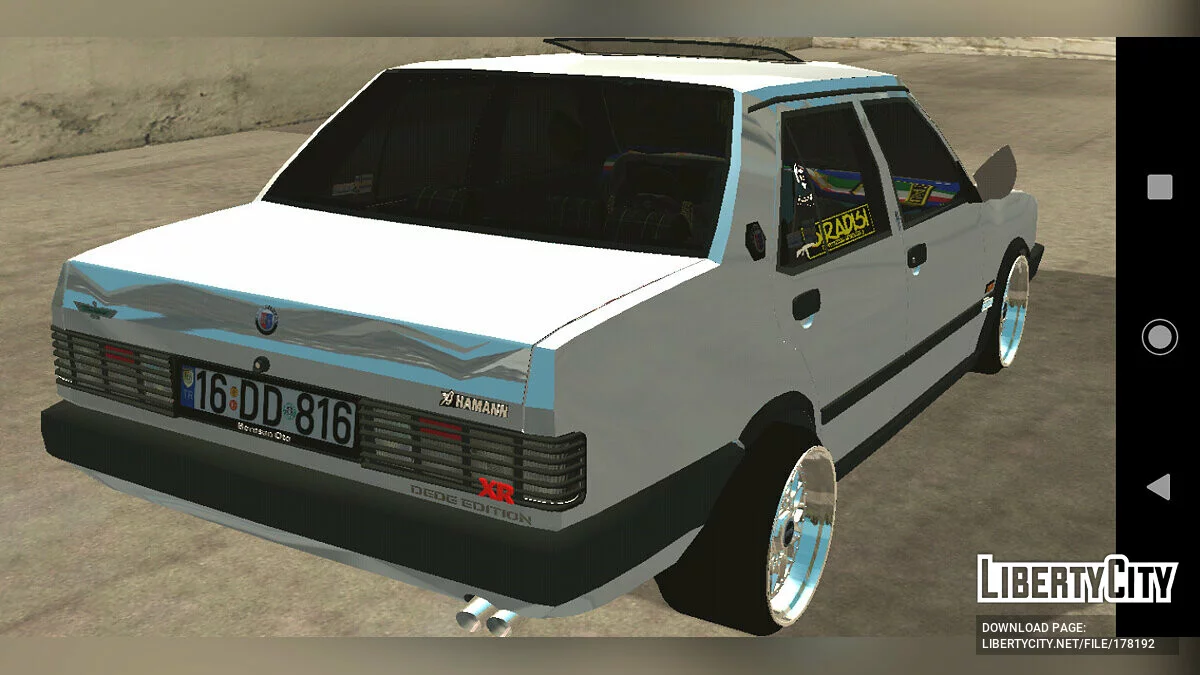 Tofaş Doğan SLX / GTA San Andreas (iOS, Android)