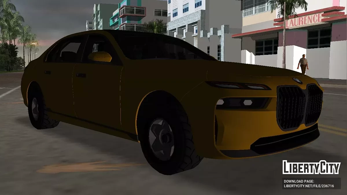 BMW 7 Series (G70) 760i xDrive / GTA Vice City