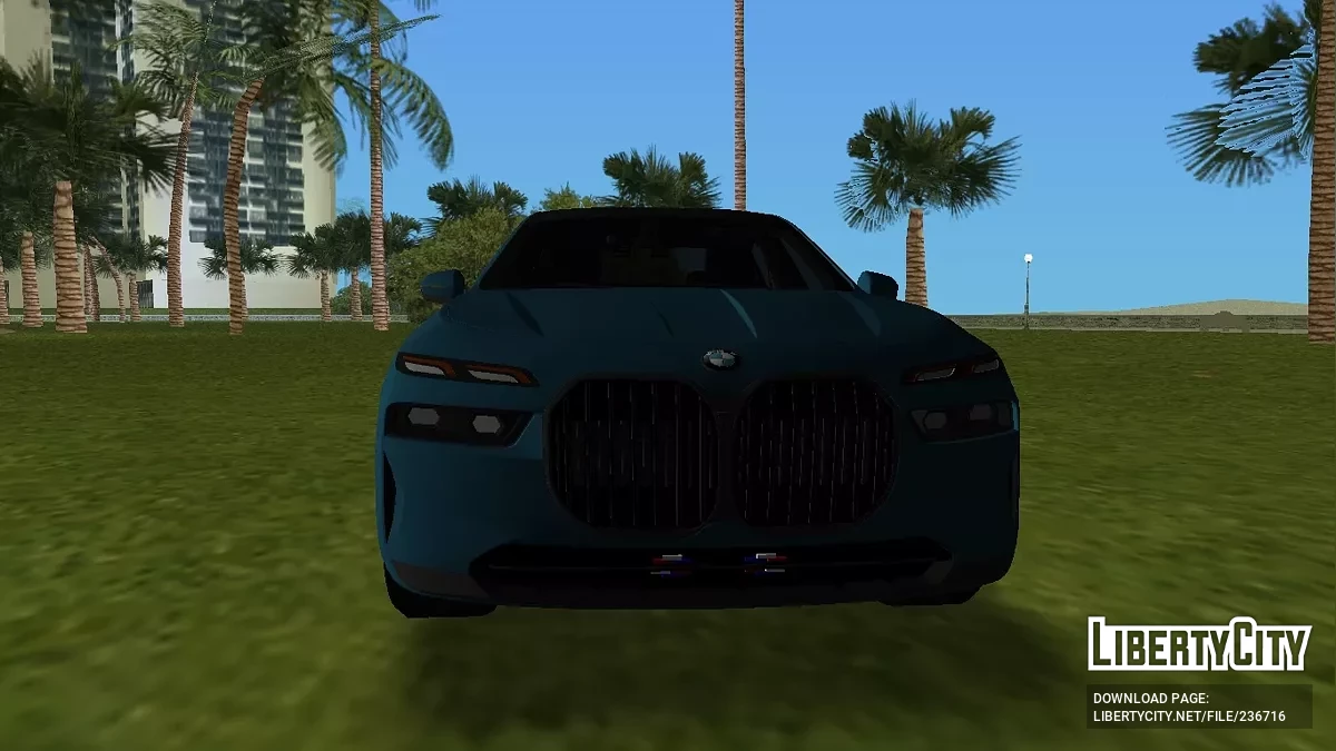BMW 7 Series (G70) 760i xDrive / GTA Vice City