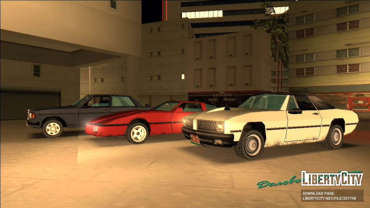 VCS car pack (дверные зазоры) / GTA Vice City
