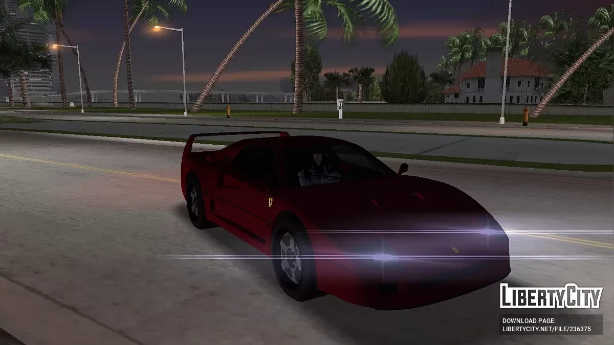 Ferrari F40 / GTA Vice City