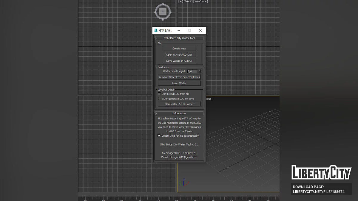 Water Tool v0.1 [GTA 3/Vice City] / GTA Vice City