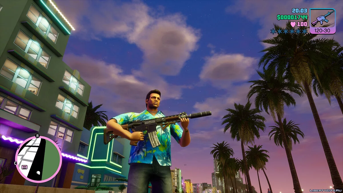 M29 Infantry Assault Rifle from Serious Sam 4 / GTA Vice City: The Definitive Edition
