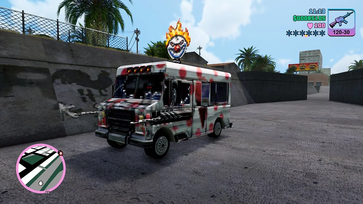 Машины из Twisted Metal / GTA Vice City: The Definitive Edition