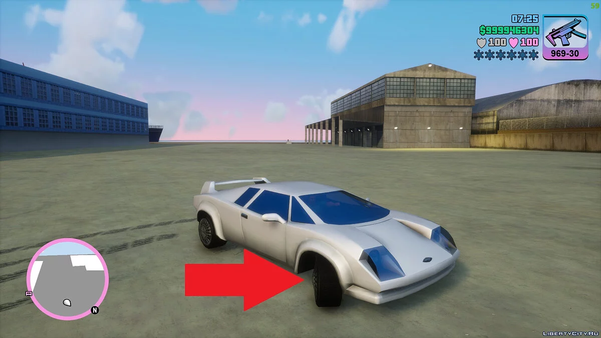 Более высокая скорость и ускорение + улучшенное управление / GTA Vice City: The Definitive Edition