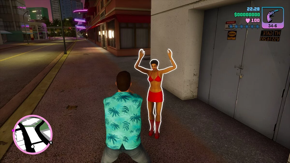 Точка вместо прицела / GTA Vice City: The Definitive Edition