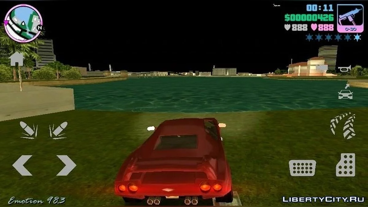 Безрамные кнопки / GTA Vice City (iOS, Android)