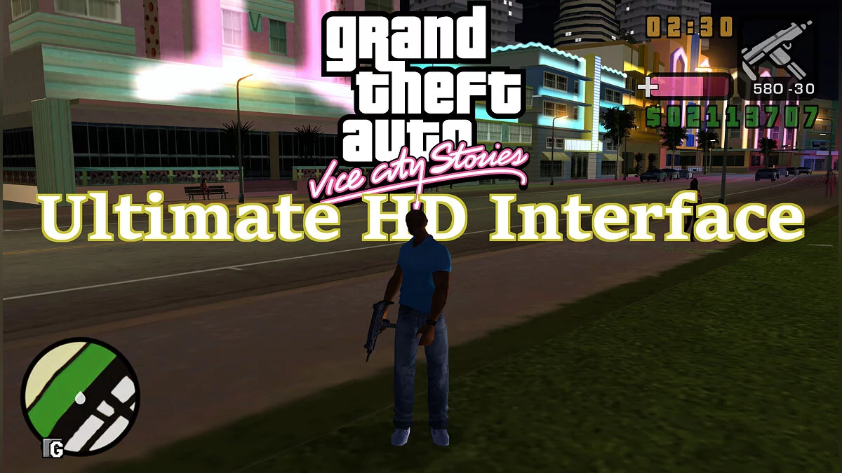 Улучшенный HD-интерфейс GTA Vice City Stories (для PPSSPP) / GTA Vice City Stories