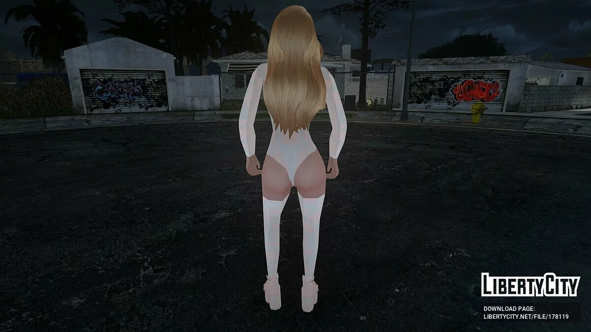 Девушка в сексуальном наряде / GTA San Andreas