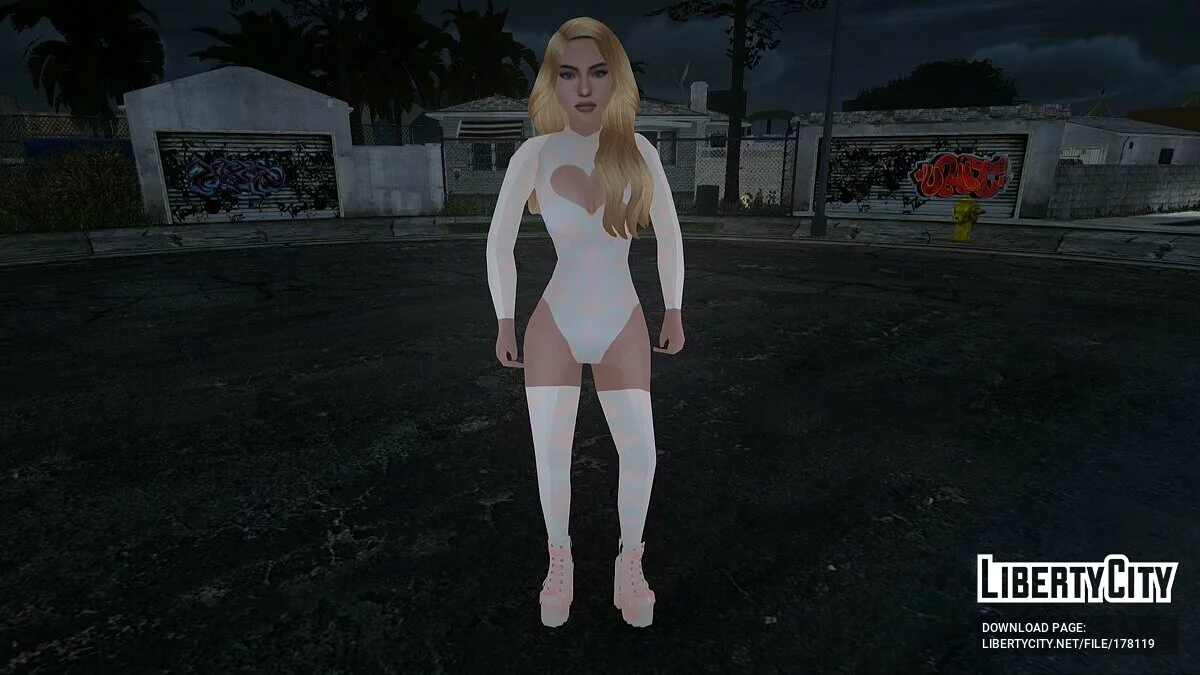 Девушка в сексуальном наряде / GTA San Andreas