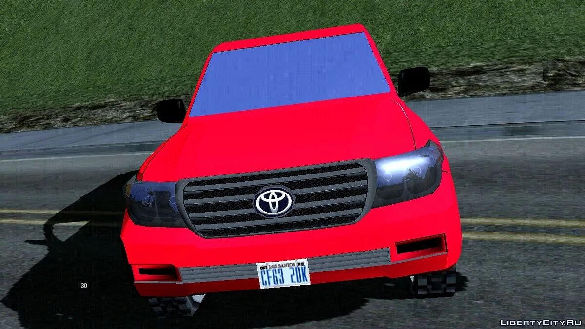 Toyota Land Cruiser 2011 Lowpoly / GTA San Andreas (iOS, Android)