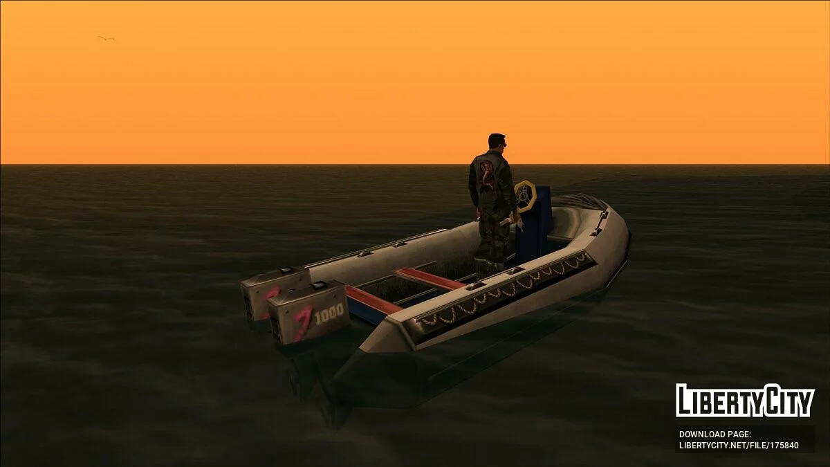 Vice City Dinghy (FROM GTA UNDERGROUND) / GTA San Andreas