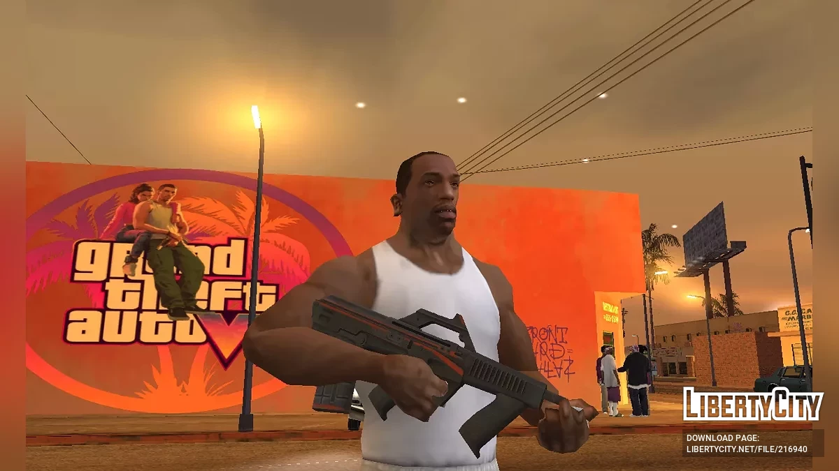 Fazertron из Far Cry 3 Blood Dragon / GTA San Andreas
