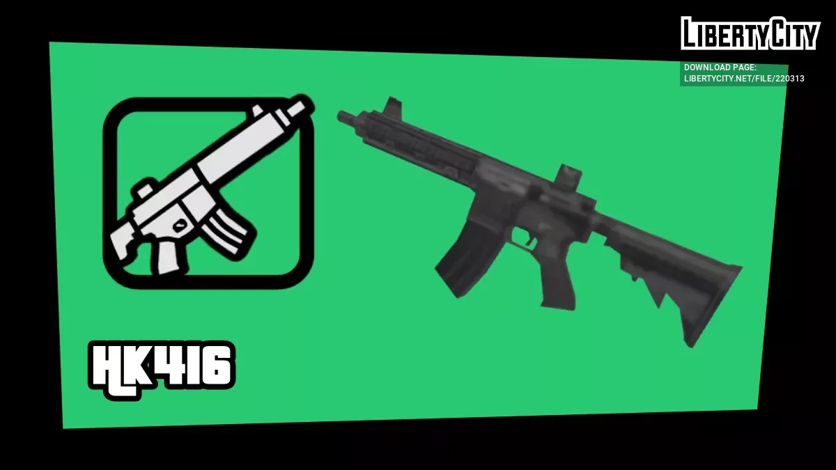 HK416 / GTA San Andreas