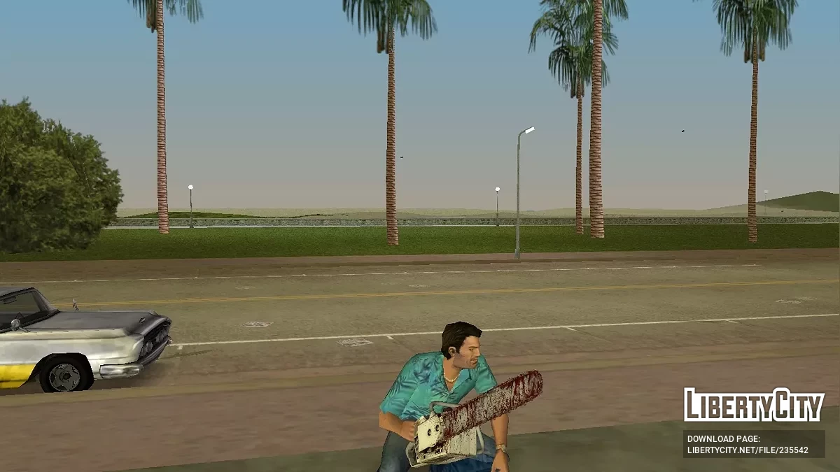 Бензопила из Resident Evil: Requiem / GTA Vice City