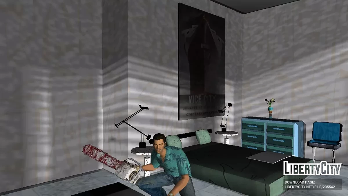 Бензопила из Resident Evil: Requiem / GTA Vice City
