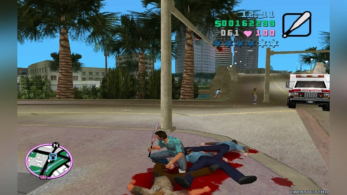 GTA San Andreas baseball bat to Vice City / GTA Vice City