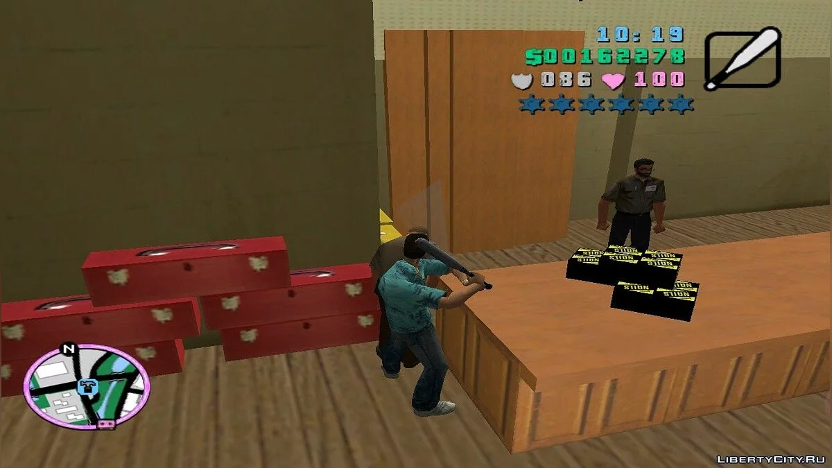 GTA San Andreas baseball bat to Vice City / GTA Vice City